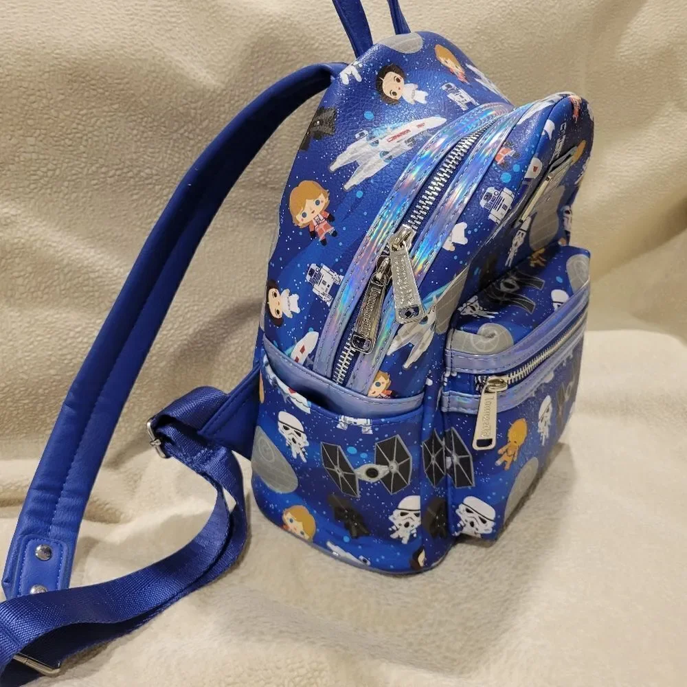 Disney Loungefly Star Wars Chibi icon mini backpack